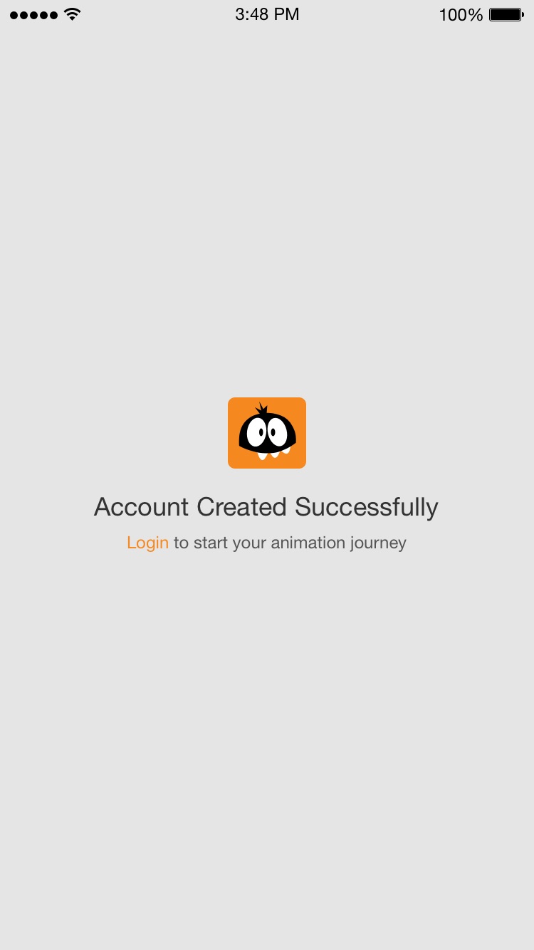 Account Creation Success